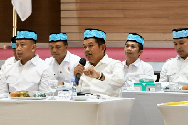 Gubernur Jabar Dedi Mulyadi gandeng 65 RSUD, RS pusat, dan RS swasta untuk perkuat perlindungan kesehatan serta permudah akses layanan warga di Depok, Rabu (7/10/2026). Foto: Dok. Diskominfo Jabar