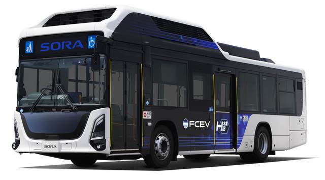 Bus hidrogen Sora garapan Toyota-Isuzu. Foto: Dok. Toyota