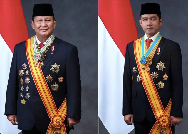Presiden RI 2024-2029 Prabowo Subianto dan Wakil Presiden RI 2024-2029 Gibran Rakabuming Raka - Dok. BPMI Setpres.