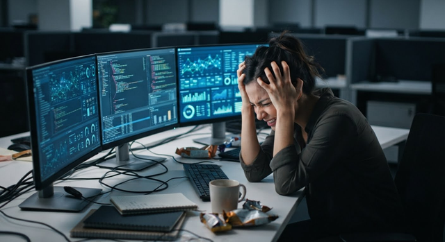 Caption Foto: Investasi teknologi yang berakhir mubazir karena sistem dirancang terlalu rumit dan tidak menjawab kebutuhan nyata pengguna di lapangan. Sumber: Chat GPT.