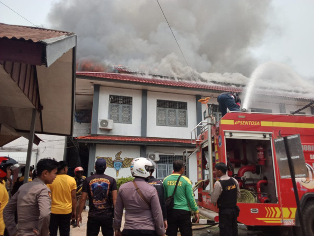 Kerusuhan di Lapas Kelas IIB Merauke. Foto: Dok. Istimewa