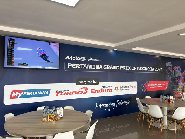 Lounge VIP Deluxe di Pertamina Mandalika International Circuit, Lombok, NTB pada Sabtu (10/10/2026). Foto: Argya Maheswara/kumparan