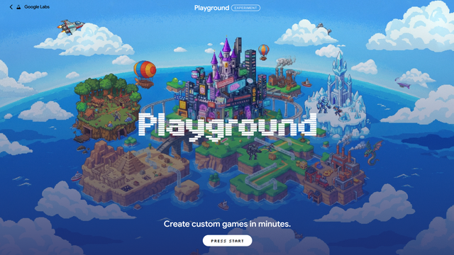 Google luncurkan Playground, platform buat game tanpa coding. Foto: Google