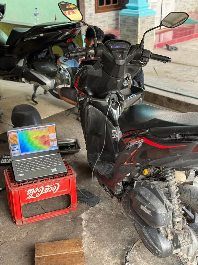 Proses modifikasi parameter mesin melalui remap ECU