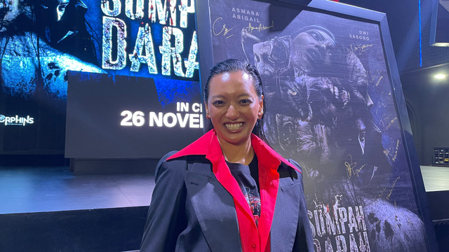 Asmara Abigail bintangi film Sumpah Darah karya Cornelio Sunny.
 Foto: Bushi Bros Film