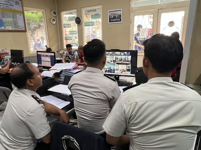 Perkuat Fungsi Pemasyarakatan, Lapas Mojokerto Ikuti Zoom Penguatan Tugas dan Fungsi Bidang Pembimbingan Kemasyarakatan (Foto:HumasLapasMoker)