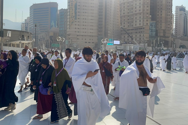 Suasana di Makkah, Arab Saudi, usai serangan di Bandara King Khalid, Riyadh, Senin (12/10/2026). Foto: kumparan