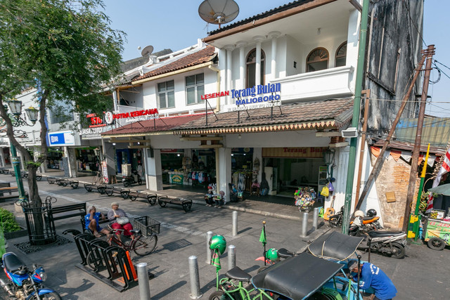 Penataan fasad bangunan di Malioboro. Foto: Pemda DIY
