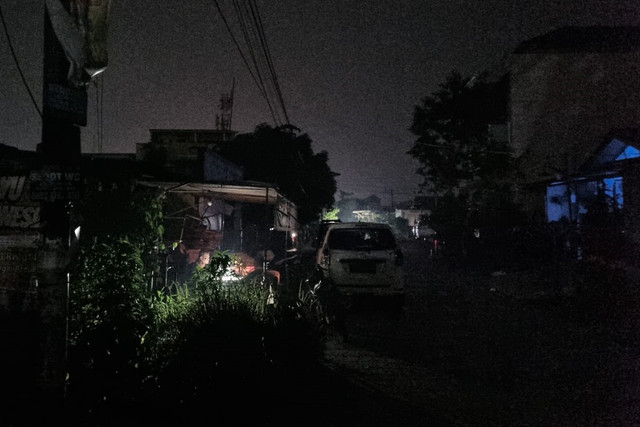 Kondisi pemadaman listrik di Batam, Senin (12/10/2026). Foto: kumparan