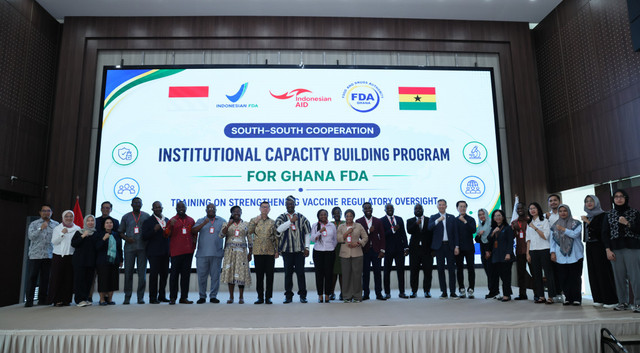 Sumber foto: Badan Pengawas Obat dan Makanan (BPOM RI), “BPOM–Ghana FDA Bangun Sinergi Regulatori untuk Mendukung Transfer Teknologi Vaksin”