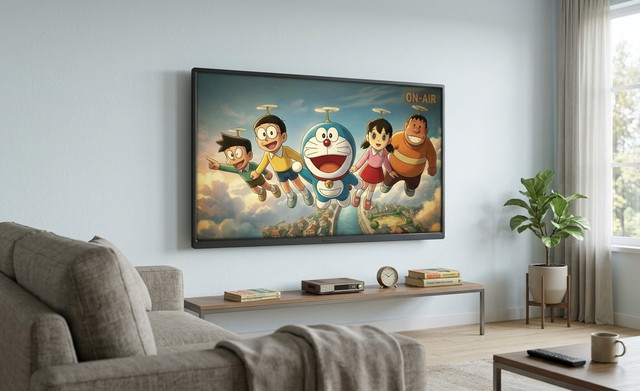 Ilustrasi Doraemon dan Kawan-kawan | @generatebygeminiAI