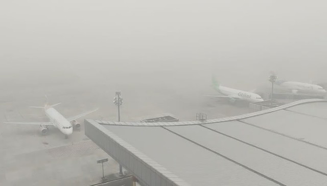 Suasana di Bandara Internasional Sultan Syarif Kasim (SSK) II Pekanbaru. Foto: Dok. kumparan
