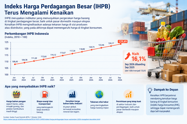Ilustrasi Kenaikan IHPB (ChatGPT)