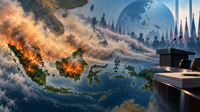 Ilustrasi Kebakaran Hutan dan Lahan di Indonesia (Sumber : ChatGPT)