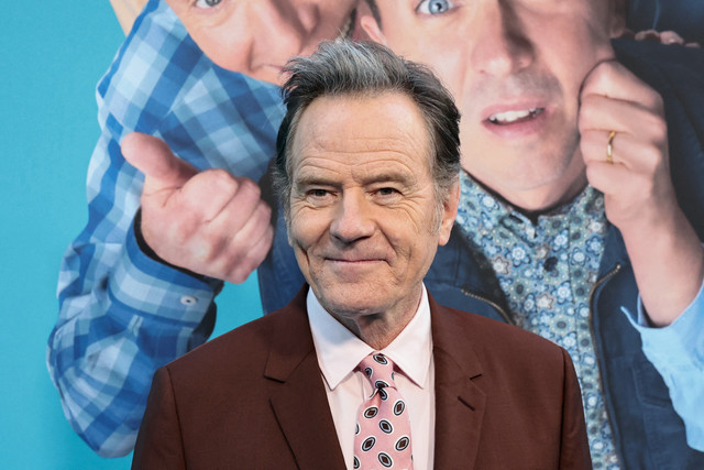 Bryan Cranston menghadiri pemutaran perdana acara Hulu "Malcolm in The Middle: Life's Still Unfair" di DGA Theater, New York, pada 7 April 2026. Foto: Theo Wargo/Getty Images/AFP