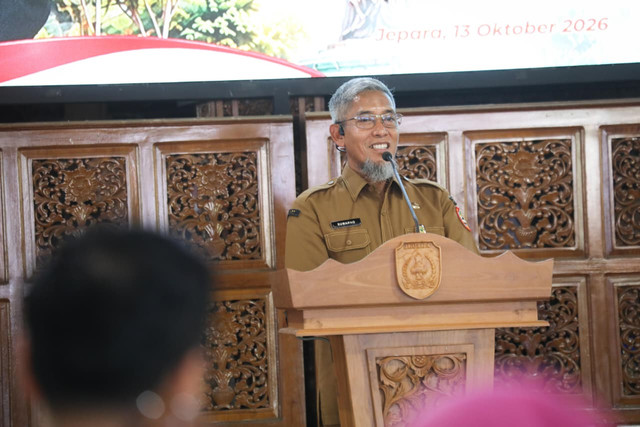 Pemprov Jateng dorong perluasan skrining dan pencegahan TB melalui penetapan 421 Desa Siaga TB dalam Deklarasi di Jepara yang dihadiri Sekda Sumarno dan Wamenkes Benyamin, Selasa (13/10/2026). Foto: Pemprov Jateng
