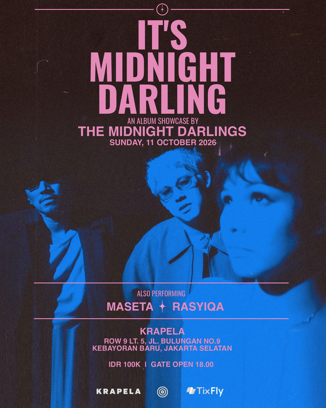 Band Vanesha Perscilla, Midnight Darling, merilis album perdana selftitled.
Foto: Dok. Istimewa