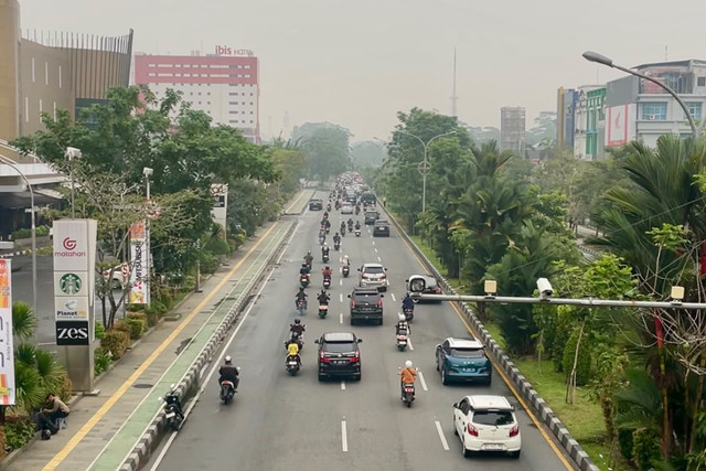 Situasi Kota Pontianak pada pagi hari, Rabu (14/10/2026). Foto: Hi!Pontianak