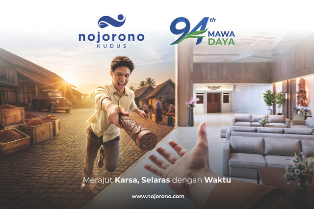 Nojorono peringati ulang tahun semangat #MawaDaya Merajut karsa selaras dengan waktu. Foto: Dok. Istimewa