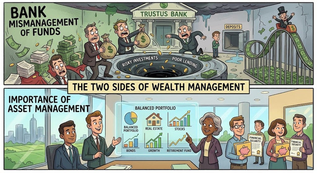 Gambar ini adalah infografis/ilustrasi opini buatan AI yang dirancang untuk menggambarkan kontras sosial