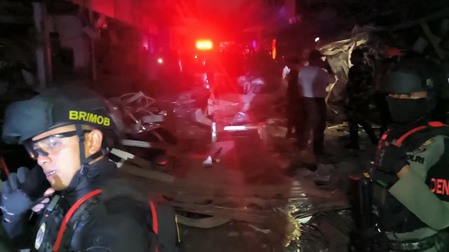 Ledakan besar terjadi di kawasan Pasar Cimanggis, Kecamatan Ciputat, Kota Tangerang Selatan (Tangsel), Banten, Rabu (14/10/2026) Foto: Dok. Istimewa
