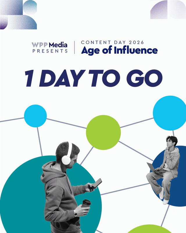 WPP Media Indonesia bakal menggelar Content Day 2026: The Age of Influence di Ciputra Artpreneur, Jakarta pada Kamis (15/10). Foto: Instagram @wppmedia.id