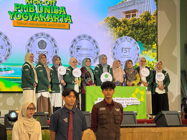 Kick-Off PMB UNISA Yogyakarta tahun akademik 2027/2028. Foto: Pandangan Jogja/Gracetika.