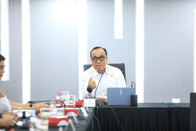 Kepala Badan Reforma Agraria Nasional (BRAN), Jenderal Polisi Prof. Dr. Dedi Prasetyo, S.H., M.Hum., M.Si., M.M., bertemu dengan Menko Bidang Pemberdayaan Masyarakat, Dr. (H.C.) Drs. H. Abdul Muhaimin Iskandar, M.Si., Rabu (14/10/2026). Foto: Dok. Istimewa