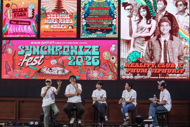 Ilustrasi Rundown Synchronize Fest 2026 Day 1, Foto: Asprilla Dwi Adha/ANTARA FOTO/kumparanHITS