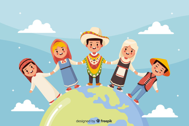 Ilustrasi merawat multikulturalisme, foto: magnific.com