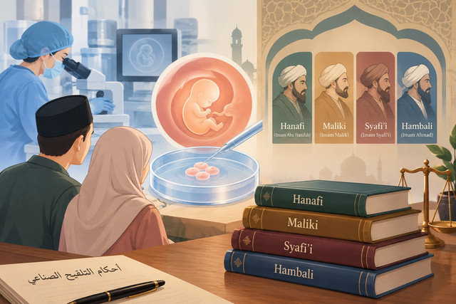 Ilustrasi ini dibuat dengan bantuan teknologi AI
