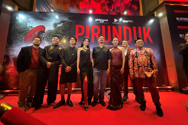 Gala premiere film Pirunduk di CGV Grand Indonesia, Jakarta, Kamis (15/110/2026). Foto: Vincentius Mario/kumparan