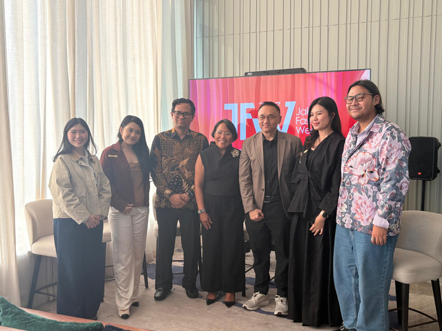 Kick-off Jakarta Fashion Week 2027 di Eden Bar, Pan Pacific Jakarta, Selasa (13/10/2026). Foto: Judith Aura/kumparan