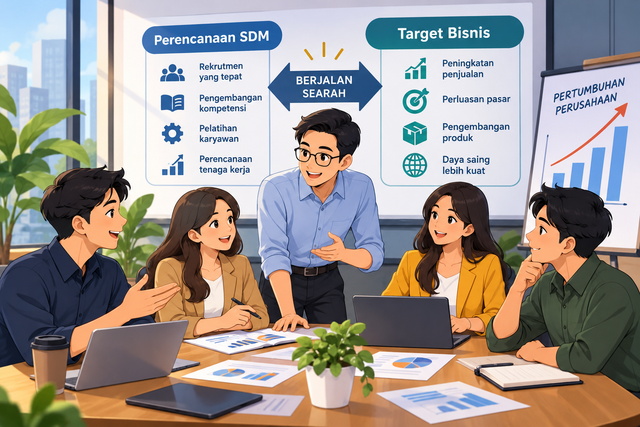 iilustrasi mandiri di bantu ia dan canva