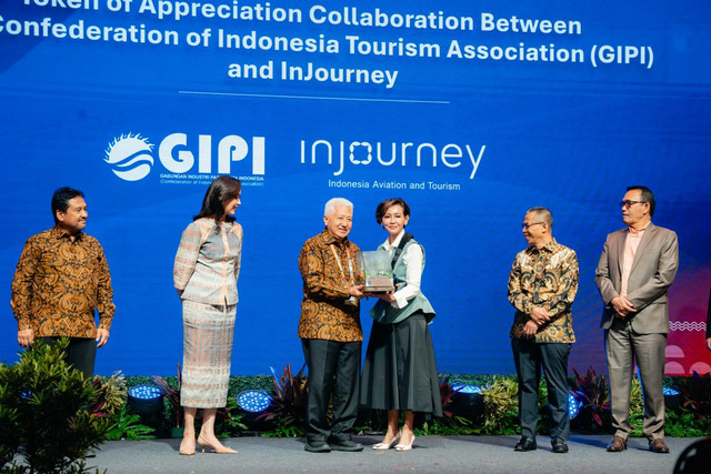InJourney perluas kemitraan dalam Jakarta Wonderful Indonesia Tourism Fair (JWITF) yang diselenggarakan Gabungan Industri Pariwisata Indonesia (GIPI) di JIExpo, Kemayoran, Jakarta pada 15-17 Oktober 2026. Foto: Dok. InJourney