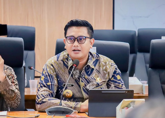 Bupati Klaten Hamenang Wajar Ismoyo mengikuti rapat di Kemendagri, Juni 2026 Foto: IG/Humas Pemkab Klaten