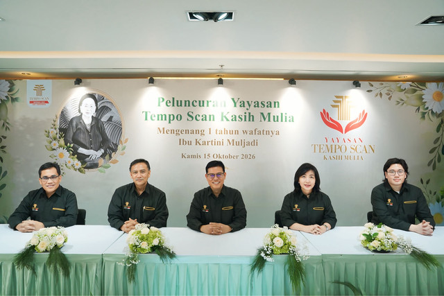 Peluncuran Yayasan Tempo Scan Kasih Mulia, Kamis, 15 Oktober 2026. Foto: Tempo Scan Group.