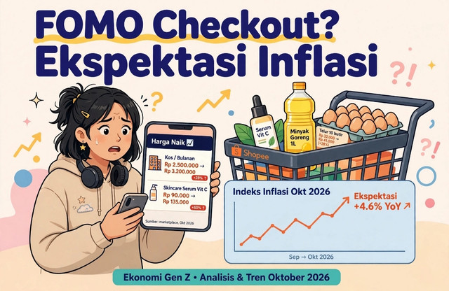pernah nggak sii " ah nanti aja deh checkout nya " e besok nya harga naik! .AI.