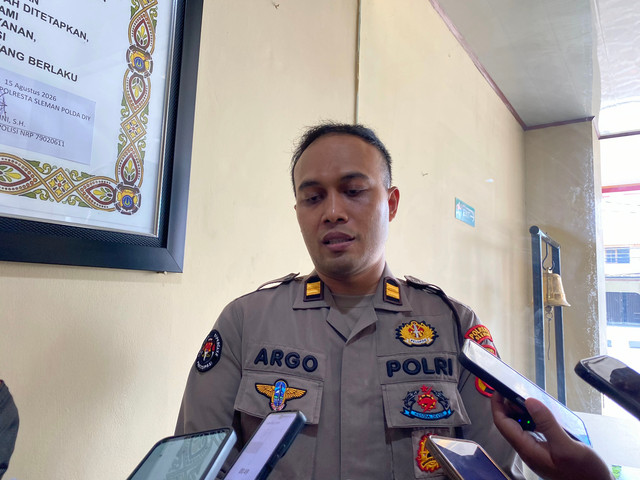 Kasi Humas Polresta Sleman, Iptu Argo Anggoro. Foto: Pandangan Jogja/Resti Damayanti