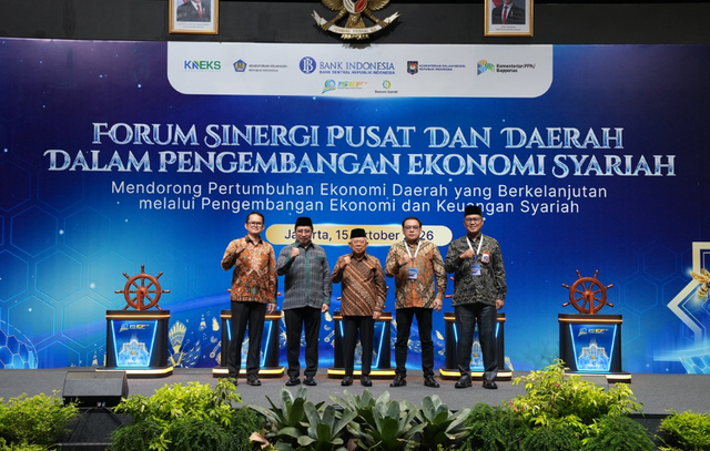 Forum Sinergi Pusat dan Daerah dalam pengembangan Ekonomi Syariah (Sumber: Bank Indonesia)