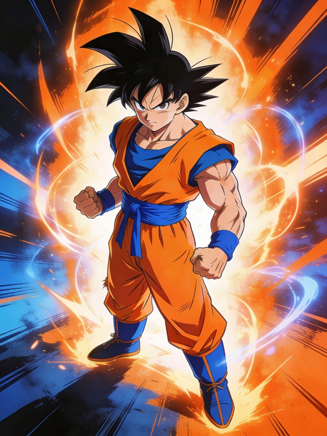 Son Goku Dragon Ball.  Foto: Shutterstock Gen AI