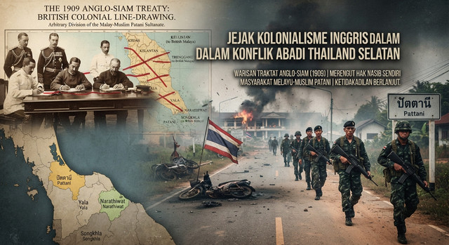 Traktat Anglo-Siam 1909 & Konflik Abadi Thailand Selatan (Foto: AI Generated) 