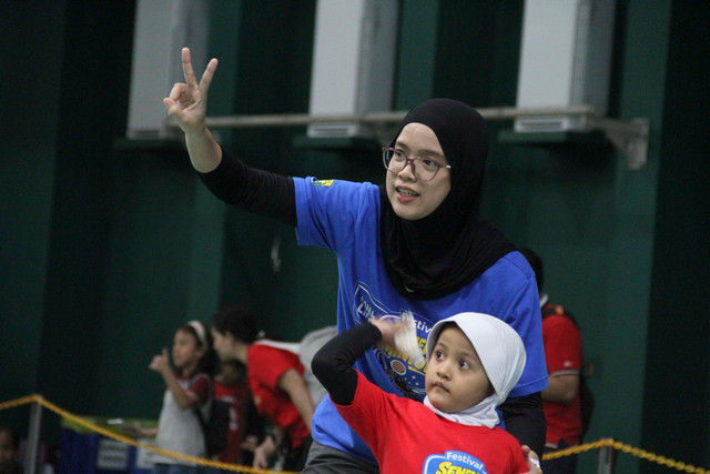 Kegiatan SenengMinton 2026, Kudus, Sabtu (17/10/2026). Foto: Vega Maarijil Ula/kumparan