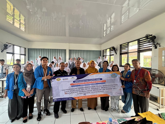 UNPAM Edukasi Bahaya Pergaulan Bebas di SMAN 25 Kabupaten Tangerang