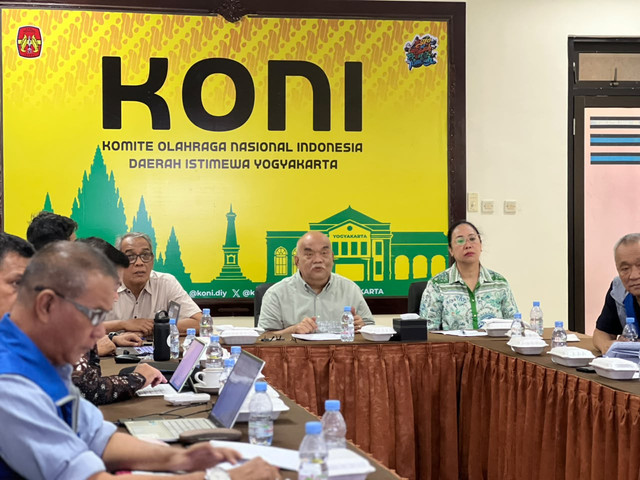 Rapat pleno KONI DIY. Foto: Pandangan Jogja/Gigih Imanadi