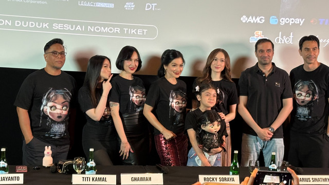 Konferensi pers film The Doll Ghawiah di kawasan Sudirman Jakarta Pusat. Foto: Aprilandika Pratama/kumparan