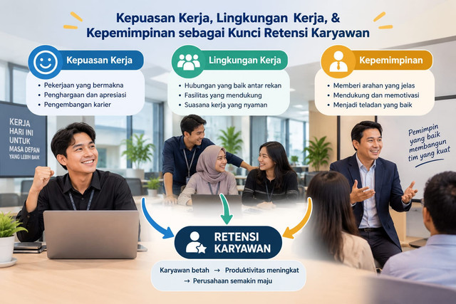 ilustrasi kepuasan kerja.sumber:Dok.pribadi/ai