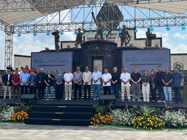 Acara puncak Bulan Inklusi Keuangan (BIK) 2026 dan Financial Expo yang diadakan di Monumen Serangan Umum 1 Maret, Yogyakarta, Minggu (18/10). Foto: Pandangan Jogja/Resti Damayanti.