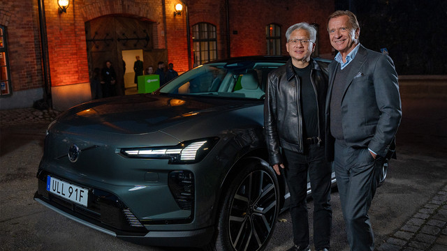 Volvo Cars dan NVIDIA resmi memperluas kemitraan strategis mereka untuk menggarap teknologi berkendara otonom. Foto: Nvidia