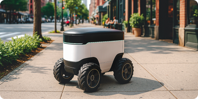 Robot kurir Uber. Foto: Uber